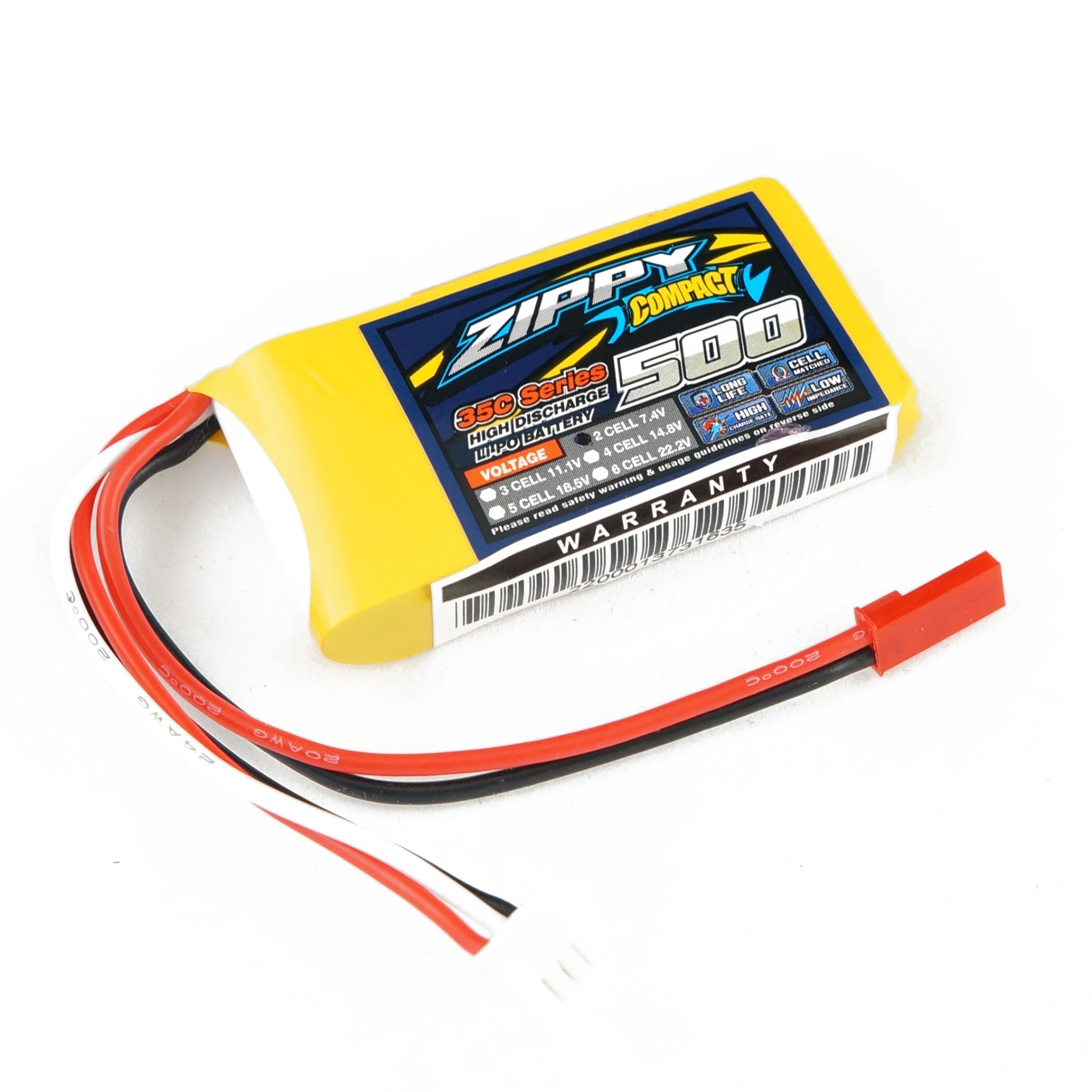 Zippy compact 500mah 2s 35c rotorama
