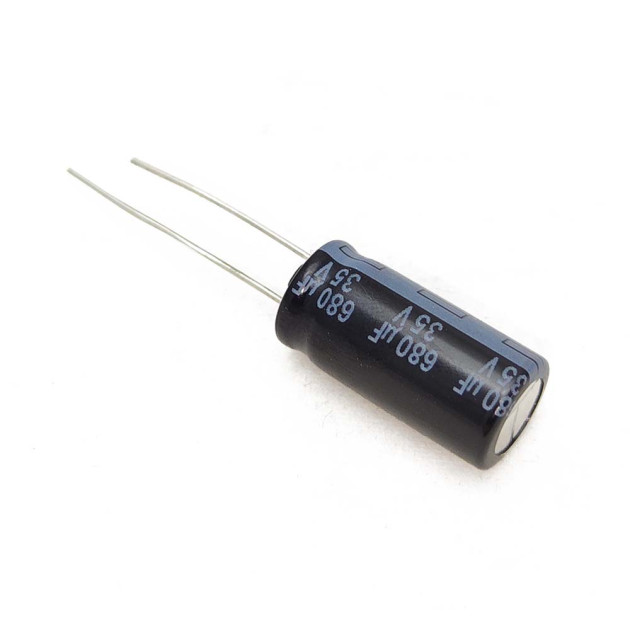 Kondenzátor 680uF 35V - Ø10x20mm