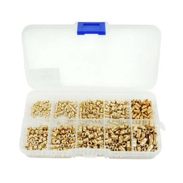 Sada závitových vložek do plastu M2/M3