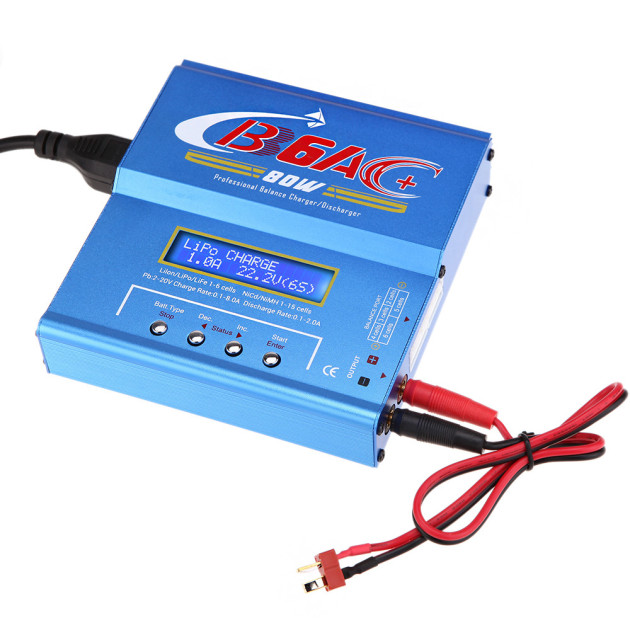 B6AC nabíječ LiPo AC/DC 6A 80W