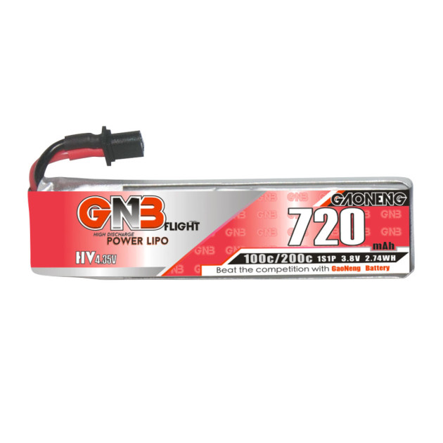 GNB 720mAh 1S 100C HV A30