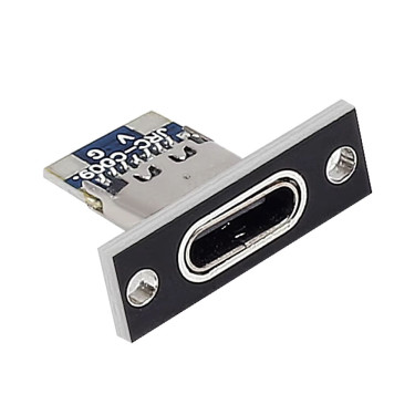 USB-C konektor s přírubou  (10ks)