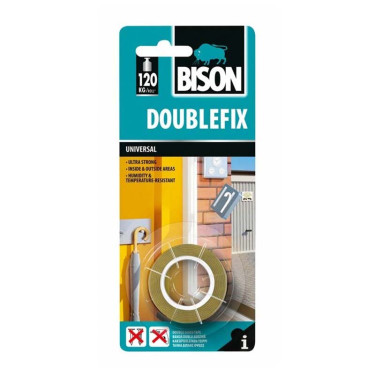 Bison Oboustranná lepicí páska Doublefix Universal 1,5mx19 mm