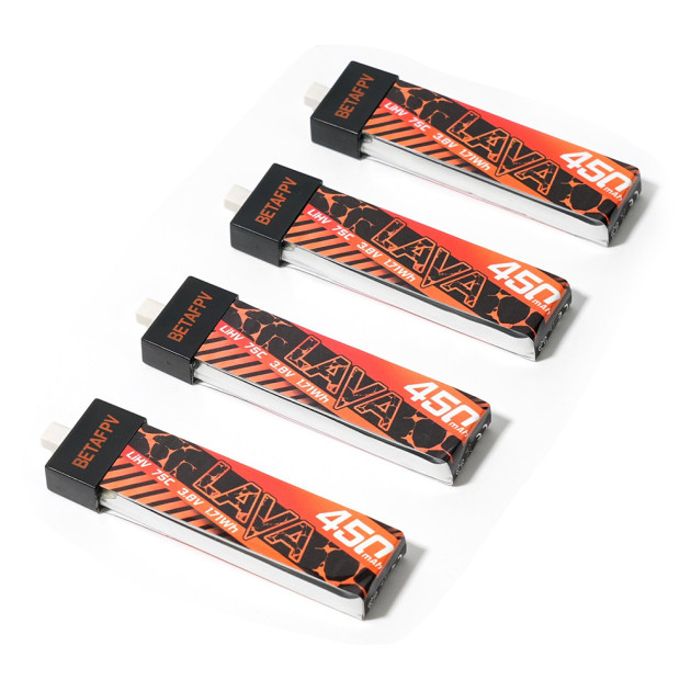 BetaFPV Lava 450mAh 1S 75C (4ks)