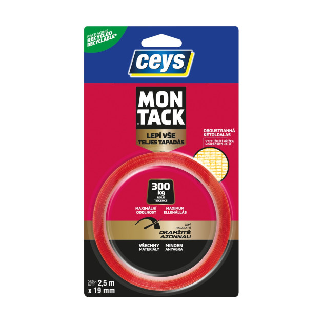 Ceys Montack páska 2,5 m x 19 mm