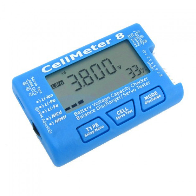 CellMeter-8 tester baterií