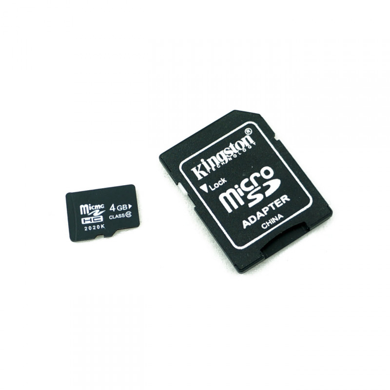 Levně MicroSD 4Gb + adaptér