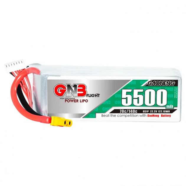 GNB 5500mAh 6S 70C (XT60)