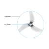 Gemfan 1811 45mm-3 (1.5mm 12ks)