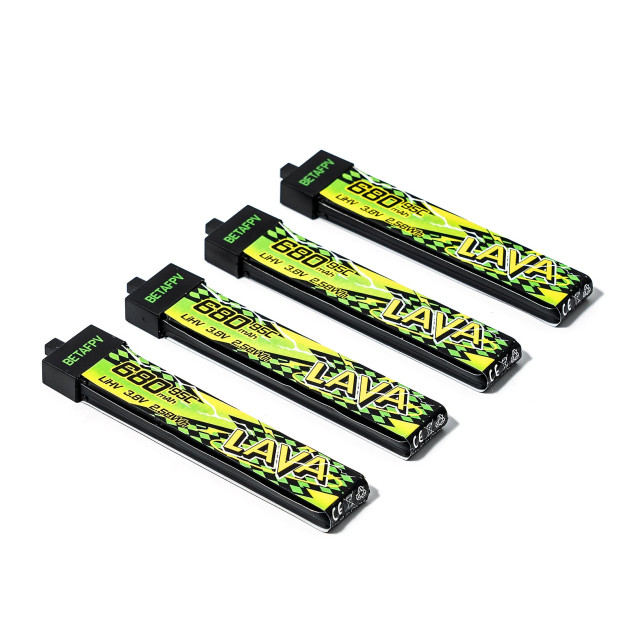 BetaFPV Lava II 680mAh 1S 95C HV (4ks)