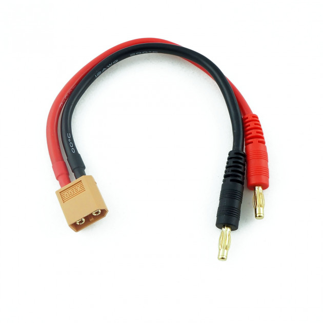 XT60 kabel s banánky pro nabíječku
